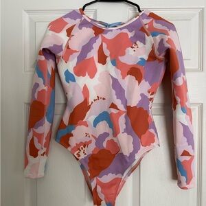 Floral Long Sleeve Surf Suit — Jolyn “Lennon”